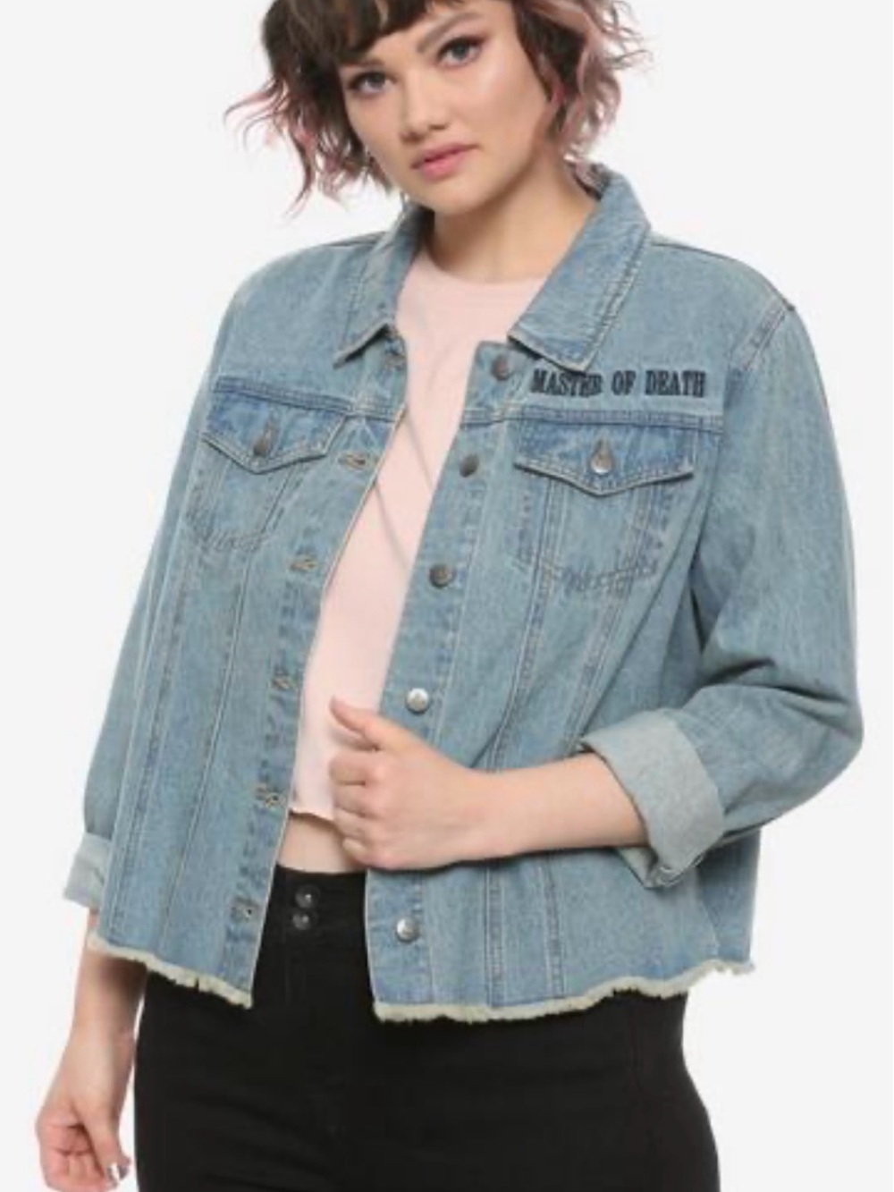 Harry Potter Master Of Death (Deathly Hallows) Denim Jacket
